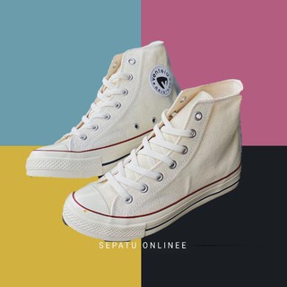 SEPATU VANTELA WHITE ORIGINAL VENTELA 70S CREAM HIGH BTS PUTIH VENTELLA