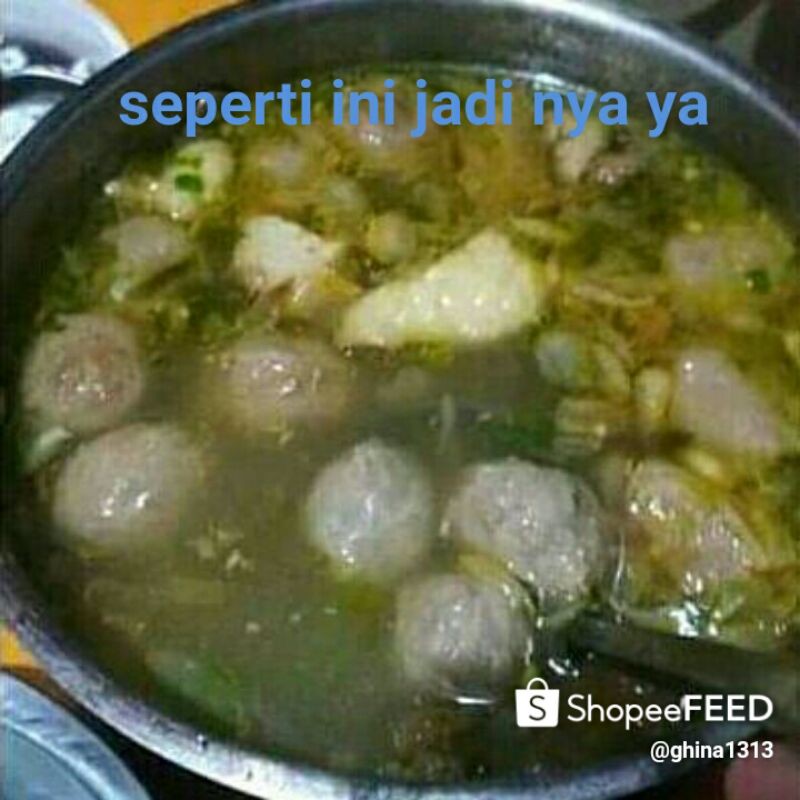 

Bakso Sapi Asli Al Ghina Barokah