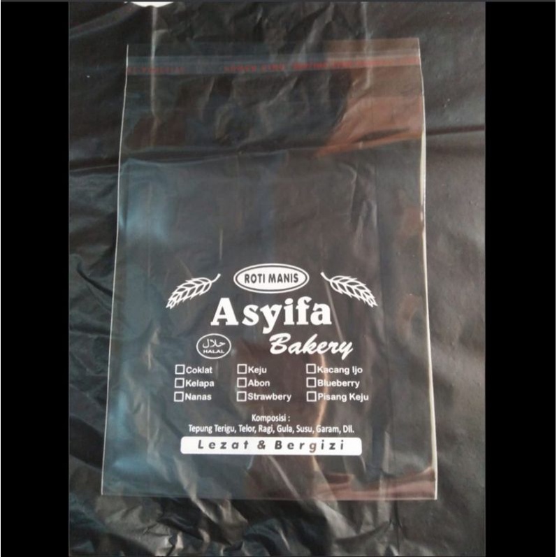 

Sablon Plastik OPP Roti || Sablon OPP Jualan || Sablon Plastik OnlineShop || Sablon Plastik Olshop