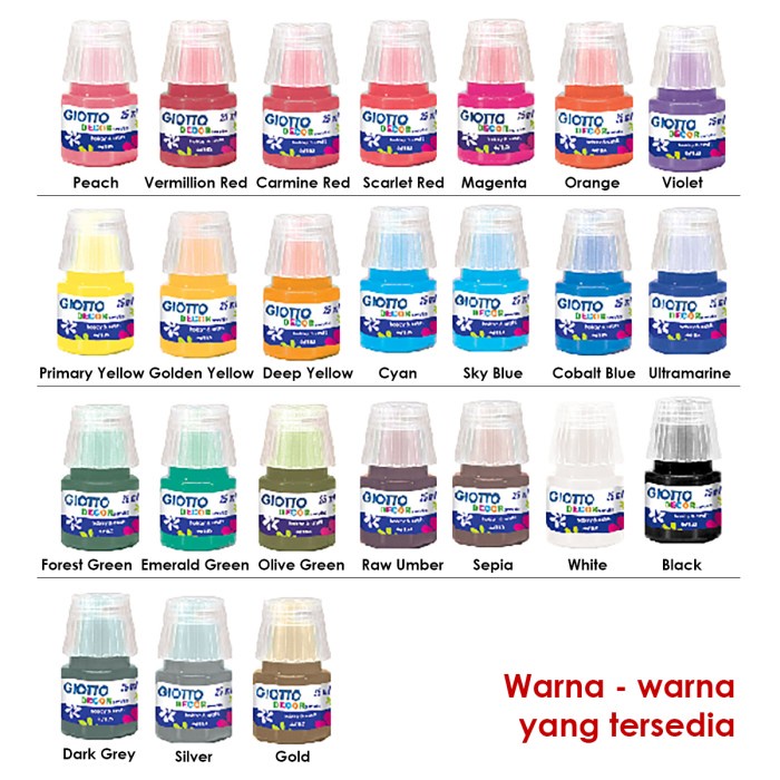 

Hemat Giotto Decor Acrylic - 25 Ml - Primary Yellow - 538102 Diskon