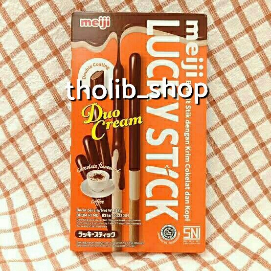 

meiji lucky stick biskuit chocolate coffe 38gr