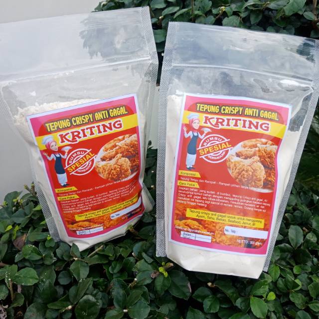 

Tepung crispy anti gagal kriting