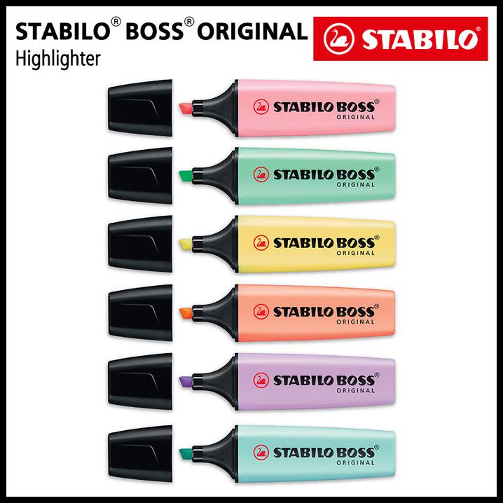 

Heaven | Stabilo Set 6 - Boss Pastel Edition / Highlighter Original 6 Pcs