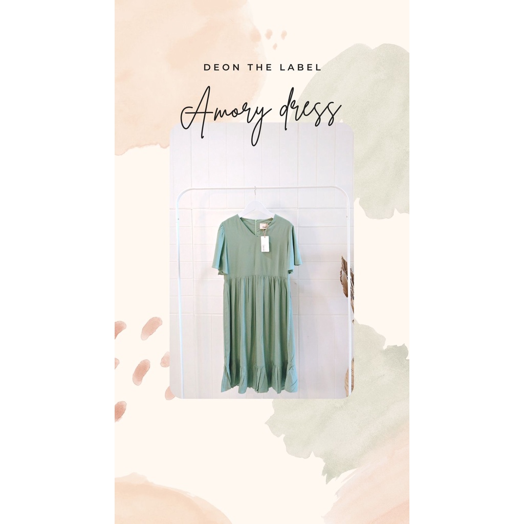 Dress Wanita - Amory  belt simple terbaru