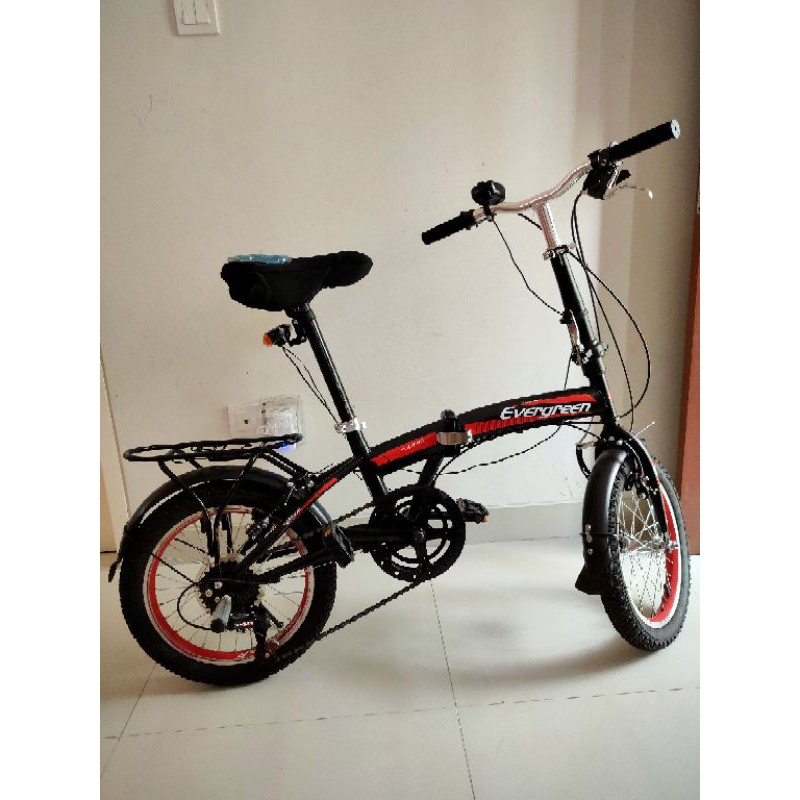 Sepeda Lipat Evergreen 16 inch 7 Speed Sepeda Lipat Anak Sepeda Lipat Dewasa Sepeda Evergreen Ringan