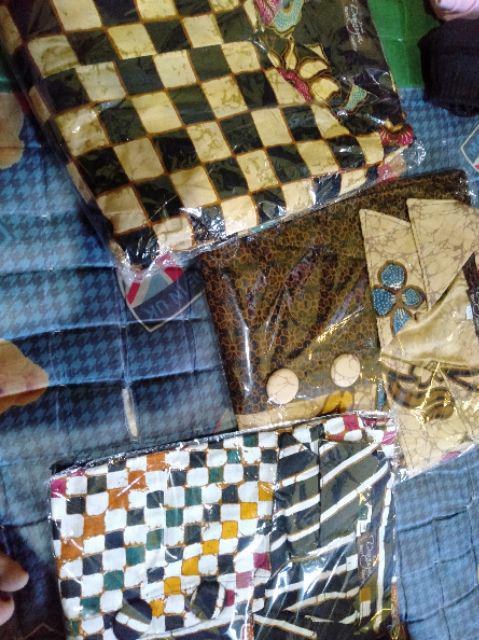 Gamis Batik Catur Kembang Modern Bahan Katun Mataram Primisima