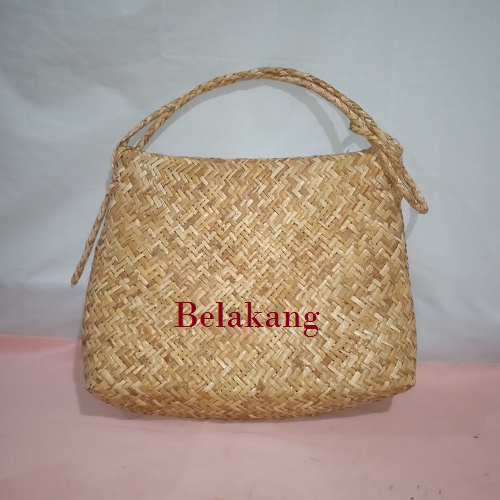 Tas Caneron Tas Rotan Tas Kaneron Tutup Tas Slempang Pria Bahan Kulit Rotan Tas Badui Model Tutup