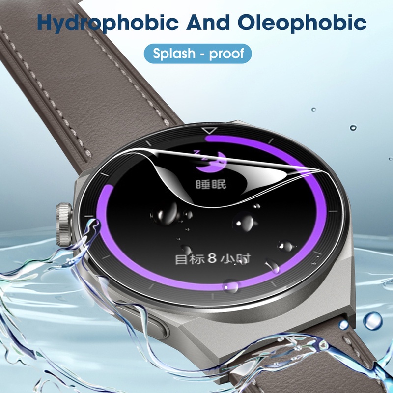 Film Hydrogel Pelindung Layar Depan Smartwatch Huawei GT3 Pro Full Cover HD Anti Jatuh / Gores