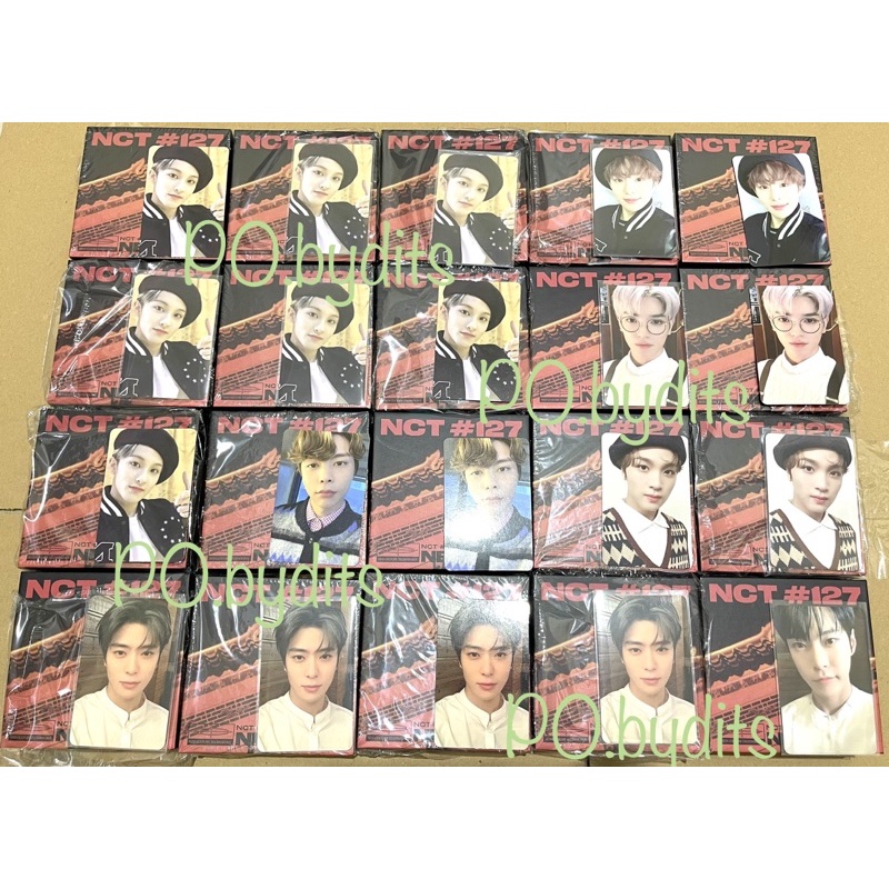 Fullset Kihno NCT 127 Neozone Photocard Taeyong Jaehyun Johnny Unsealed