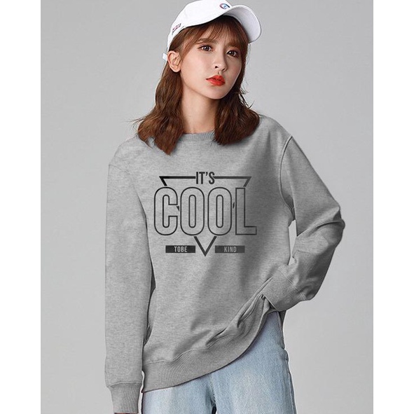 Kaos Lengan Panjang COOL / Kaos Sweatshirt / Atasan Wanita / Atasan Wanita Lengan Panjang