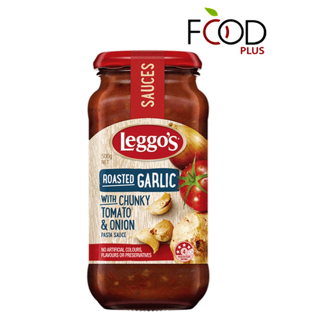 

Leggos Roasted Garlic with Chunky Tomato & Onion Pasta Sauce 500 gr