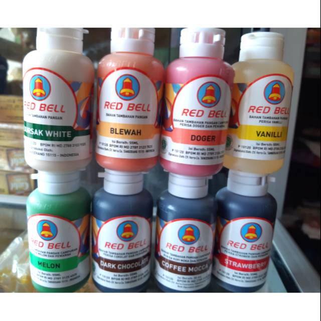 

Pasta Perisa Red Bell 55ml / Pasta Perasa dan Pewarna