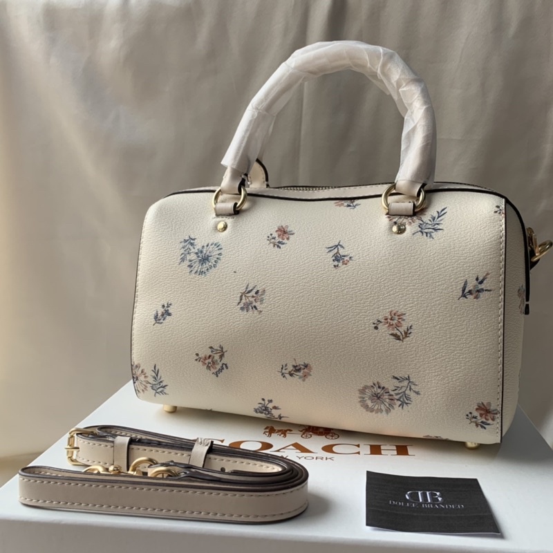 COACH ROWAN SATCHEL WITH WILDFLOWER PRINT (COACH C4105)