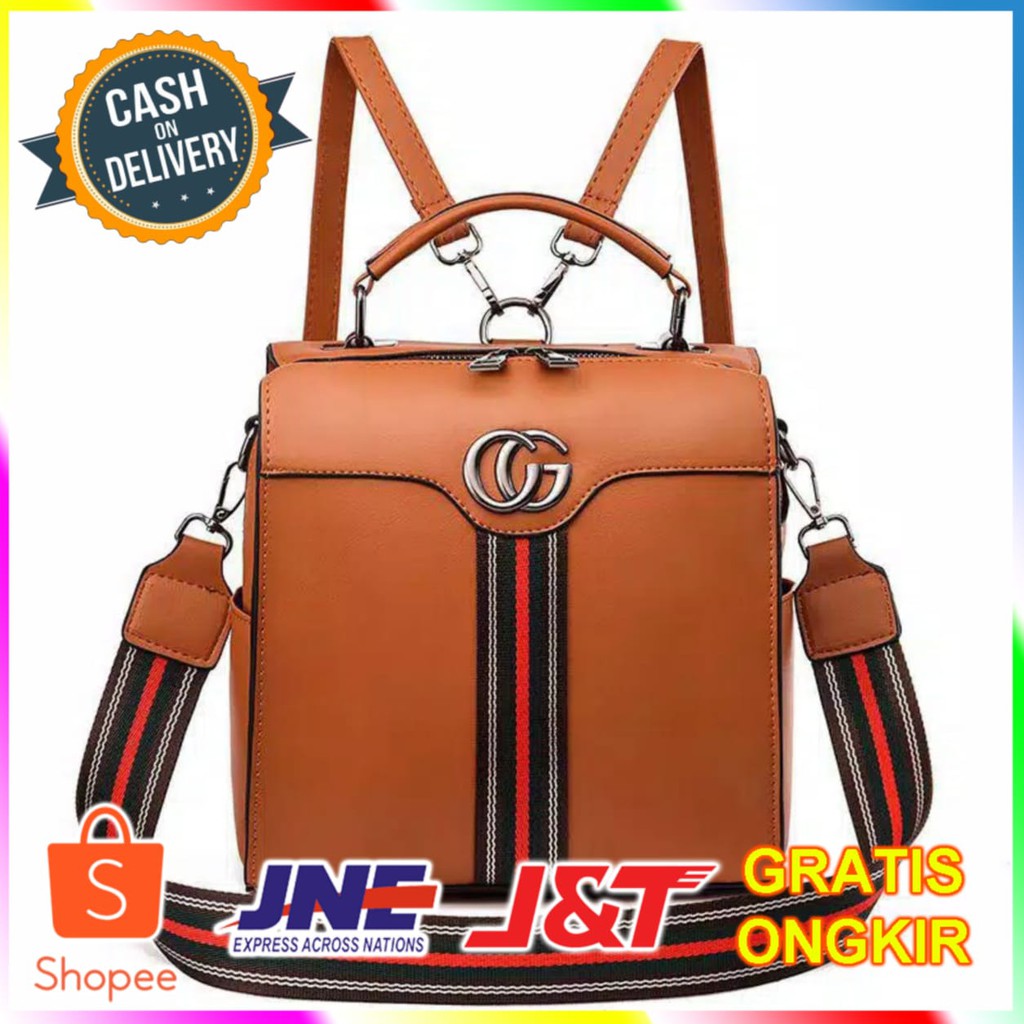 TAS RANSEL WANITA CG CLASIC LEATER/TAS SELEMPANG WANITA/TAS WANITA HANDBAG/TAS WANITA IMPORT#T0939