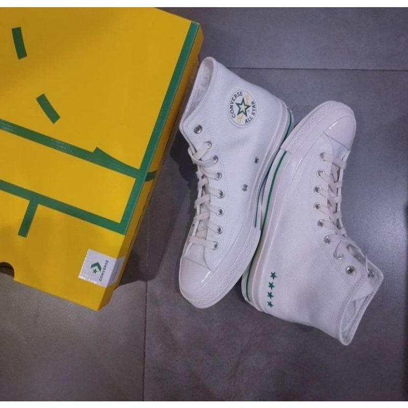 Converse Chuck70Hi CyprusAttuck | Vintage WhiteGreen Amarilo