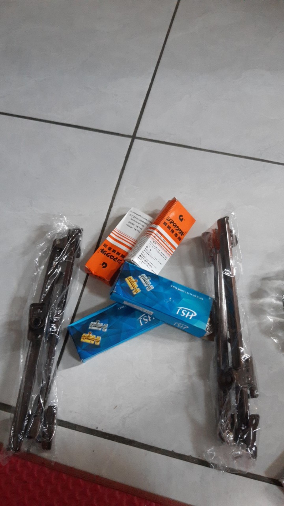 Slot Pintu Kuning 4 L Jendela Plat Tebal Grendel 4 Inch Inci L Barel Bolt