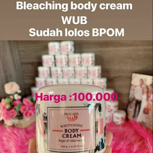 Bleaching Body Cream WUB