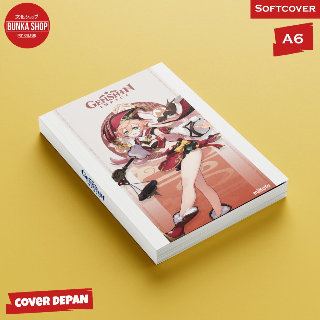 

Pocket Note Game Genshin Impact Yanfei Softcover A6 Buku Tulis Catatan Notes Agenda Planner Jurnal