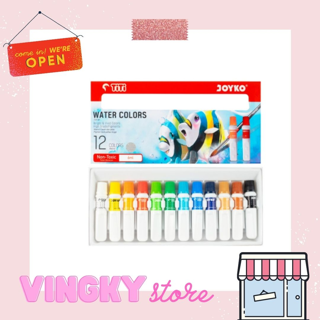 

Cat Air 12 Warna 6ml NON TOXIC Joyko