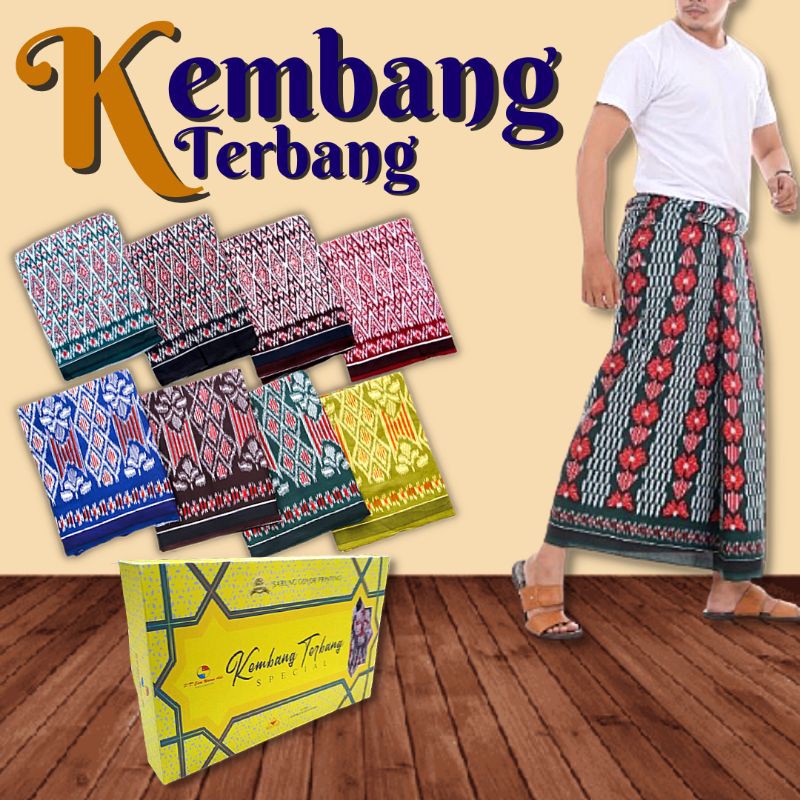 SARUNG GOYOR SWA Grosir RAYON CAP KEMBANG TERBANG Super JUMBO Grosir Solo