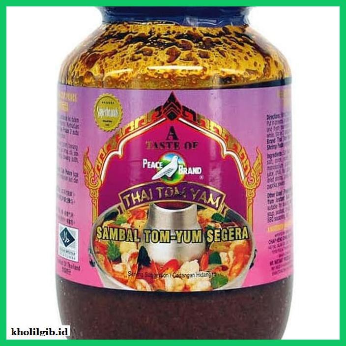 

Aneka-Sambal- Tomyam Instant Cap Peace 675 Gr Bumbu Sambal Tom Yam Thailand Thai -Pedeeeeeezzzzzzz.