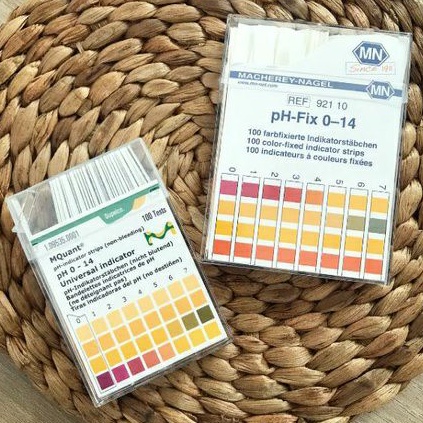 Kertas ph indikator / kertas lakmus / Universal indicator ph / Mquant / Macherey Nagel / 100 strips