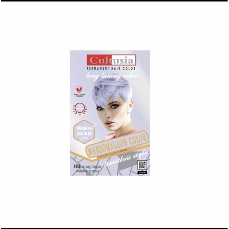 CULTUSIA Marshmallow Color 30 ml Cat Rambut Pewarna Rambut Keren