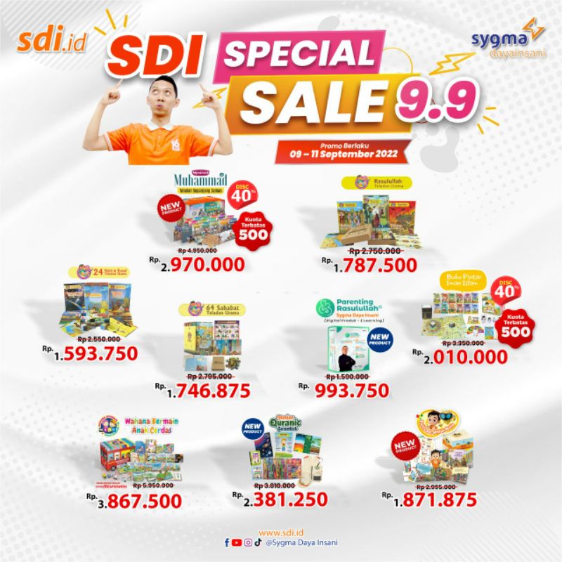 BUKU ANAK 24 NABI DAN RASUL TELADAN UTAMA- SYGMA DAYA INSANI MASIH DI SEGEL