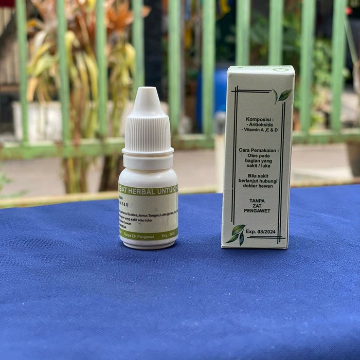 Obat Herbal untuk Kucing, anjing dan kelinci 10ml