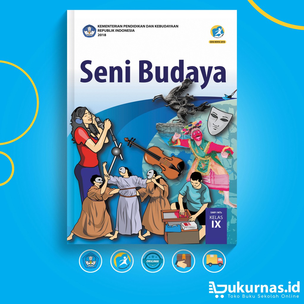 Jual Buku Seni Budaya SMP Kelas 9 K13 Revisi 2018 Indonesia|Shopee