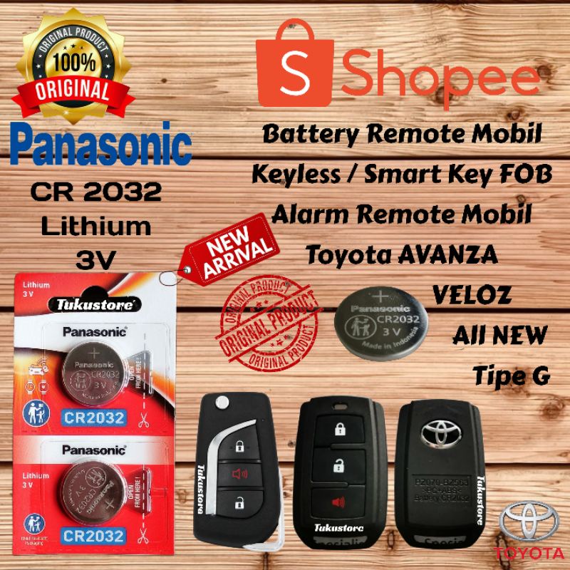 Battery Avanza All New Avanza Tipe G & Veloz Baterai Remote Mobil Toyota Avanza Baterai Remote Avanz