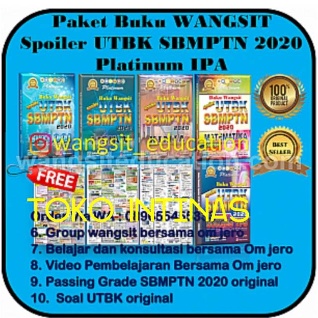 New Paket Buku Wangsit Spoiler Sbmptn 2020 Platinum Ipa Asli Termurah Shopee Indonesia