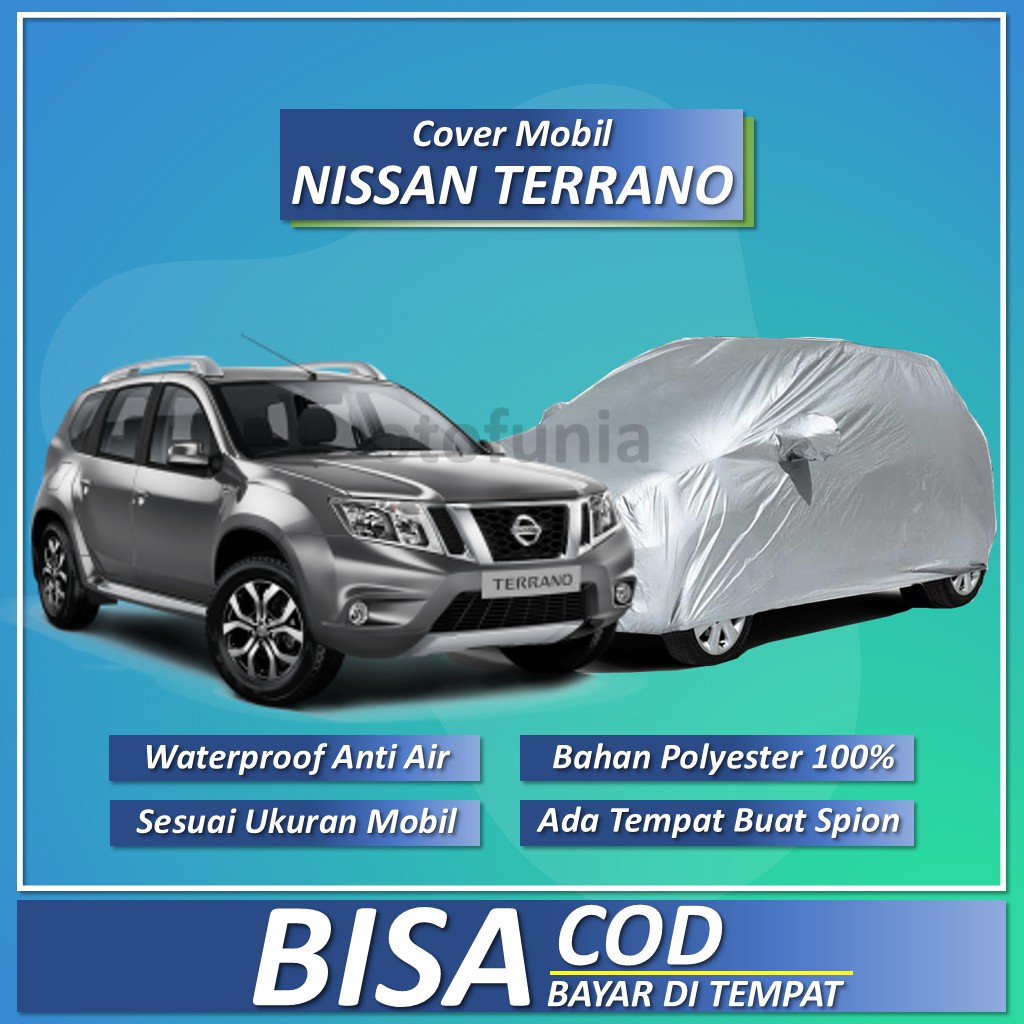 Sarung Mobil NISSAN TERRANO Selimut Custom Penutup Cover Mobil TERRANO Waterproof Anti Air