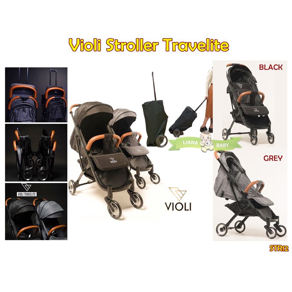 STR12 KERETA DORONG VIOLI STROLLER TRAVELITE / STROLER ANAK