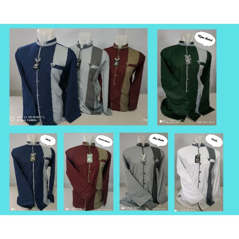 Baju Koko Madani/Baju Takwo Madani/Baju Muslim Lengan Panjang