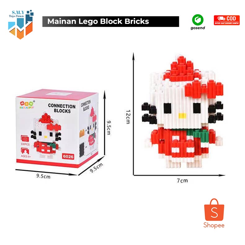 SMY  Mainan Nano Block 6019-26-39 - Bricks Education  Nano Block / Mainan Balok 3D-1