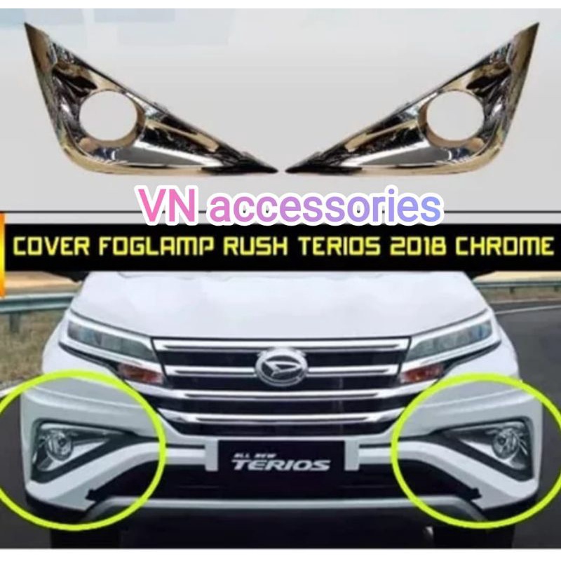 cover fog lamp ring fog lamp all new rush all new Terios 2018 original