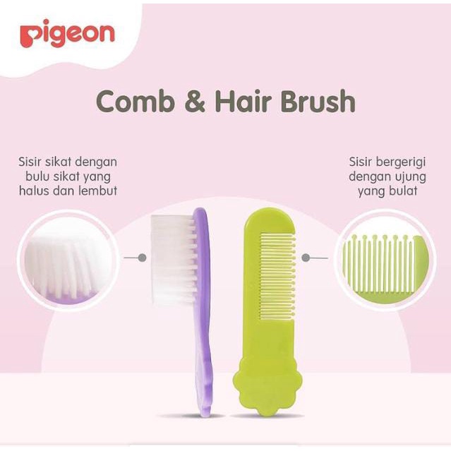 Pigeon Comb &amp; Hair Brush Set