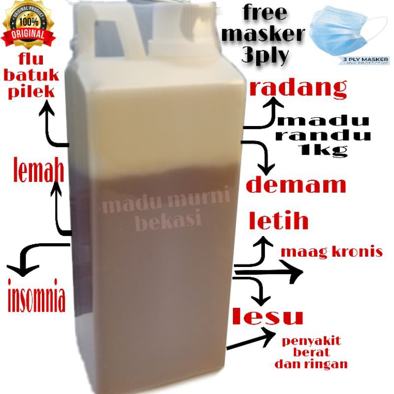 

Madu randu 1kg