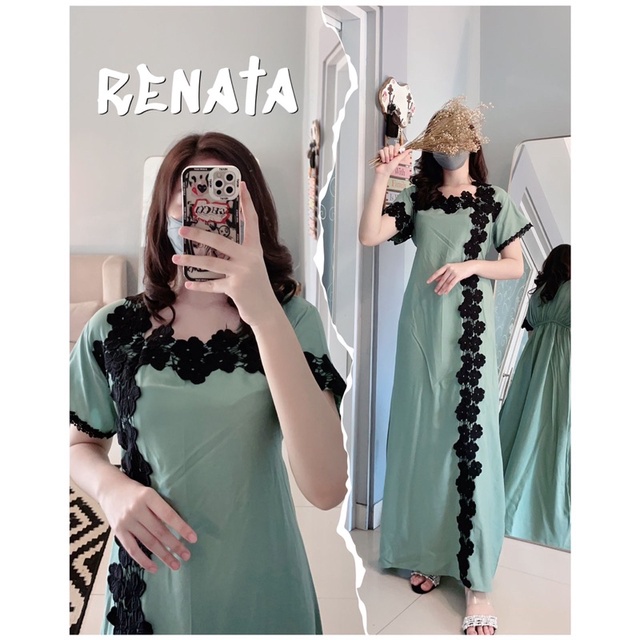 Daster Arab FAIRUZ RENATA Long Dress Rayon Super Busui nyaman