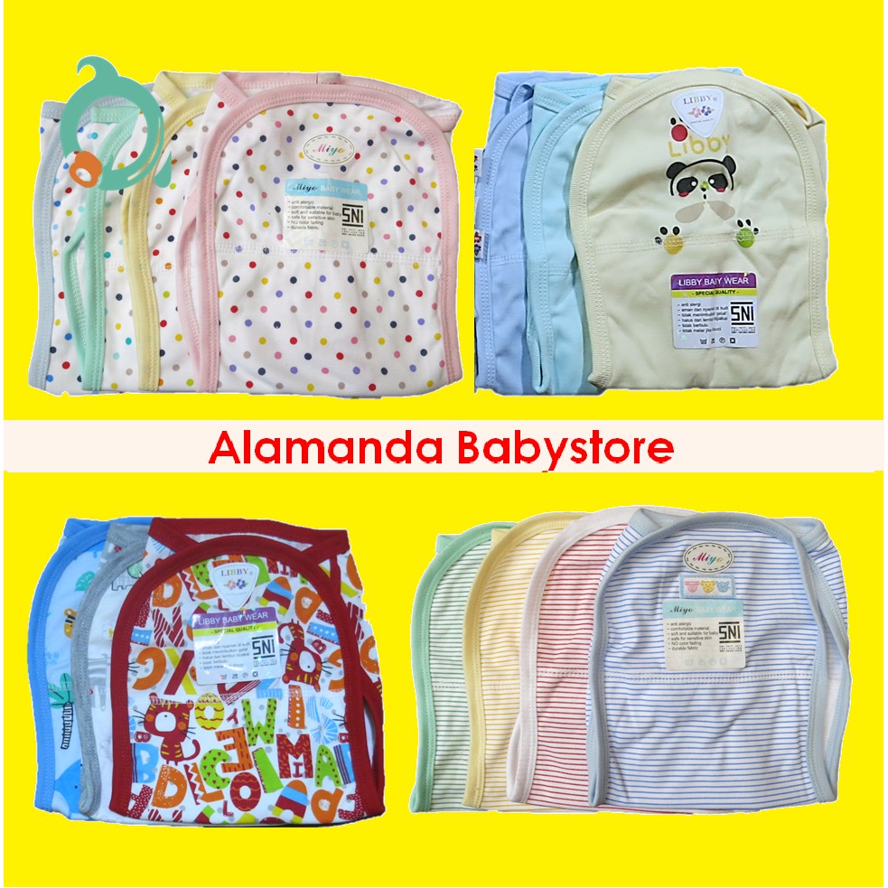 POPOK BAYI  WARNA MOTIF  PAKET BASIC BAJU  BAYI  BARU LAHIR 