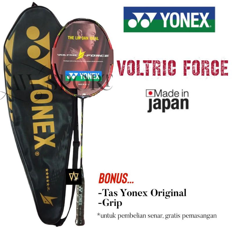 Raket Badminton Yonex VOLTRIC FORCE LINDAN 4U G5 Japan / Raket Bulutangkis