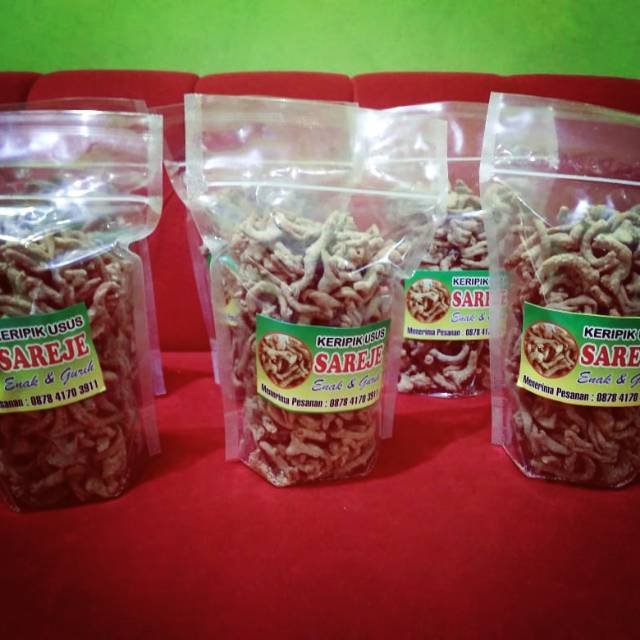 

Keripik usus (1/4kg)