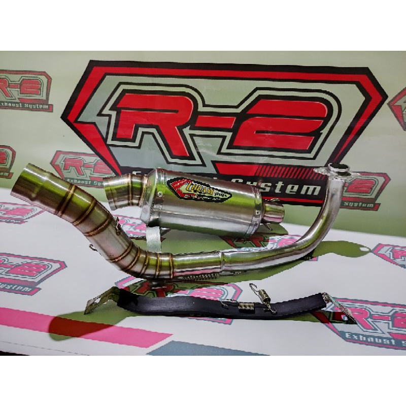 knalpot racing creampie inlet 38  trioval AEROX, NMAX, MIO, SPORTY, BEAT, SCOOPY, VARIO150, VARIO110