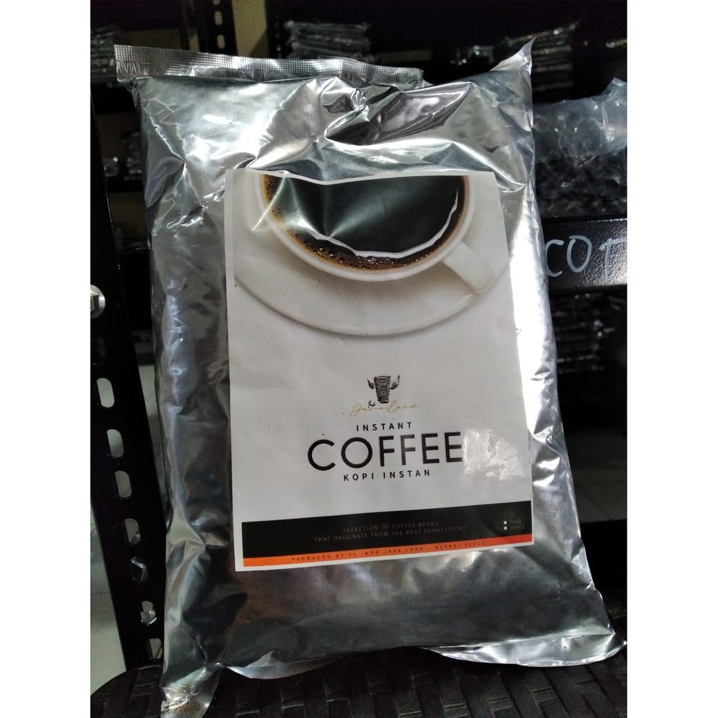 

Kopi Bubuk Instan Robusta 100% Tanpa Ampas | Coffee Instan Robusta Javaland Halal MUI 500 Gr
