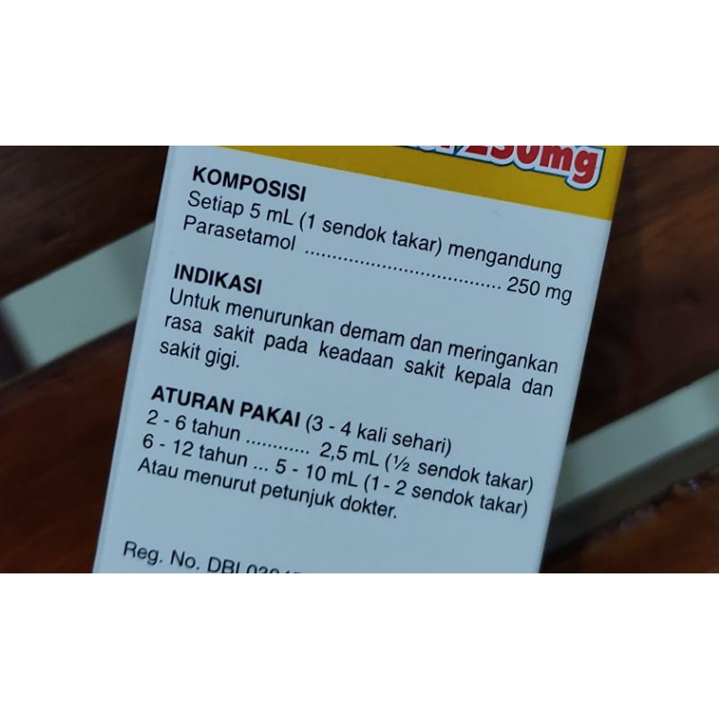 Naprex Syr 60 Ml / Paracetamol 250 Mg / Pereda Nyeri / Demam / Sakit Kepala