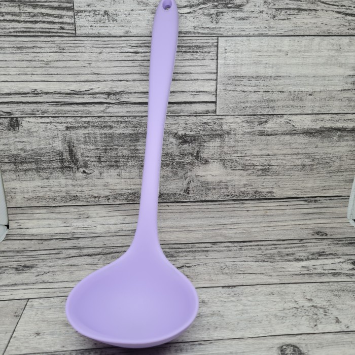 Purple silicone kitchen utensil spatula - lilac / centong sodet tongs / set kitchen tongs centong sodet ungu lilac