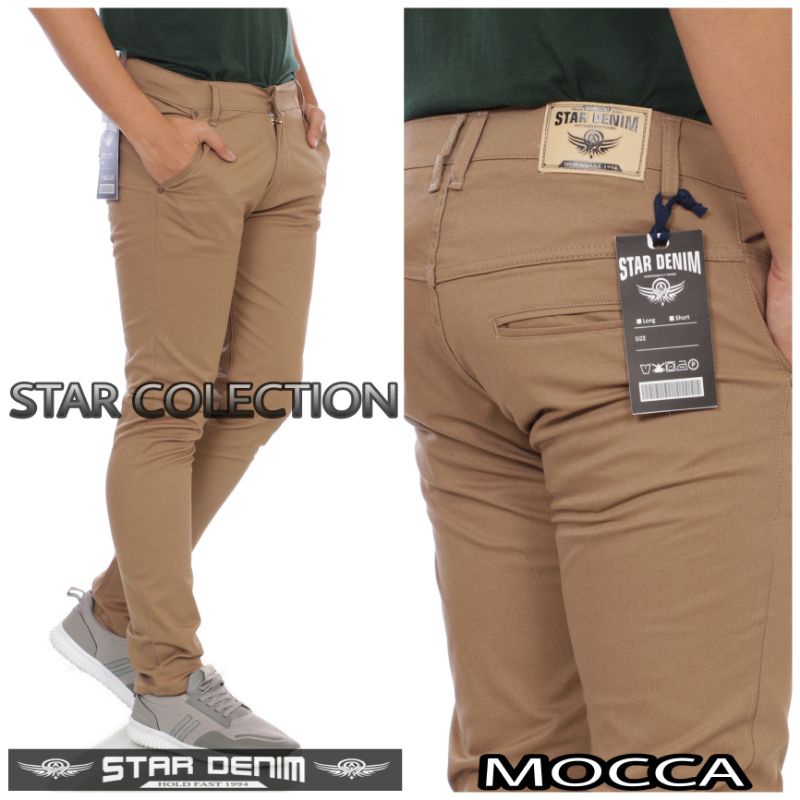 celana chino pria / celana cattun pria jumbo / cino original star denim