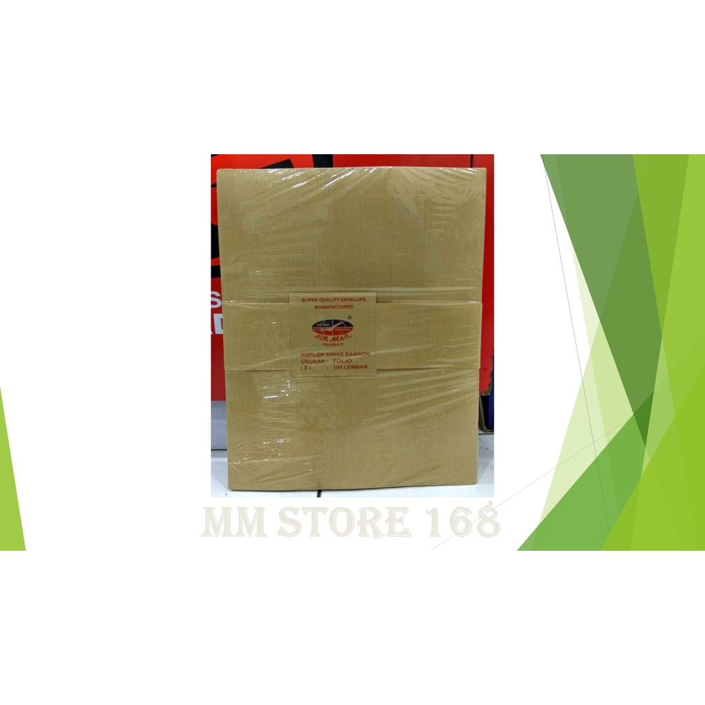 

Amplop Coklat Ukuran Folio ( Isi 100 lembar ) Merk Airmail