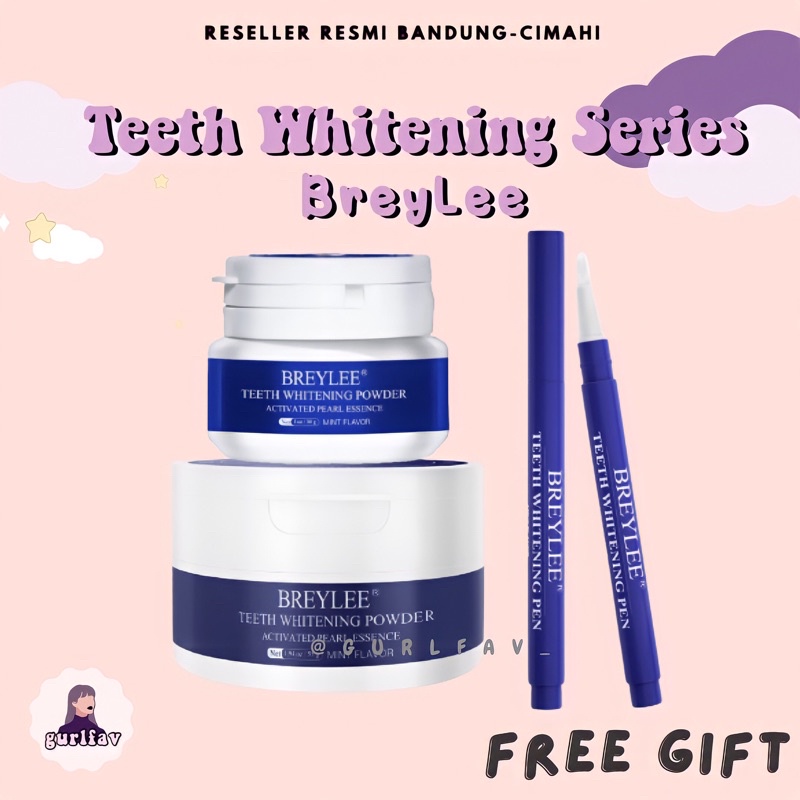 [FREE GIFT] Breylee teeth whitening series breylee teeth whitening powder dan breylee teeth pen / pe